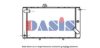 AKS DASIS 010350N Radiator, engine cooling